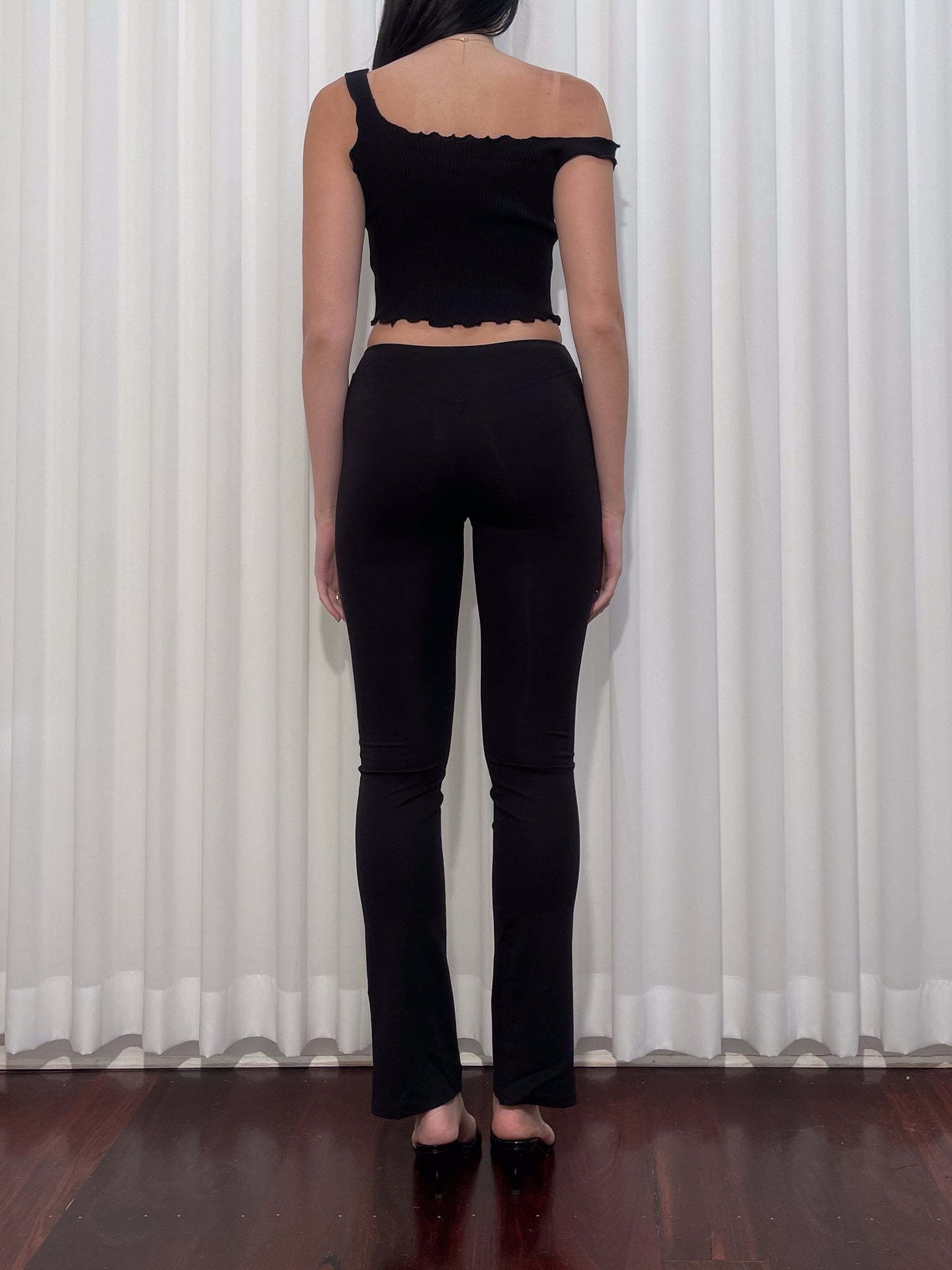 Tilly Black Crop Top