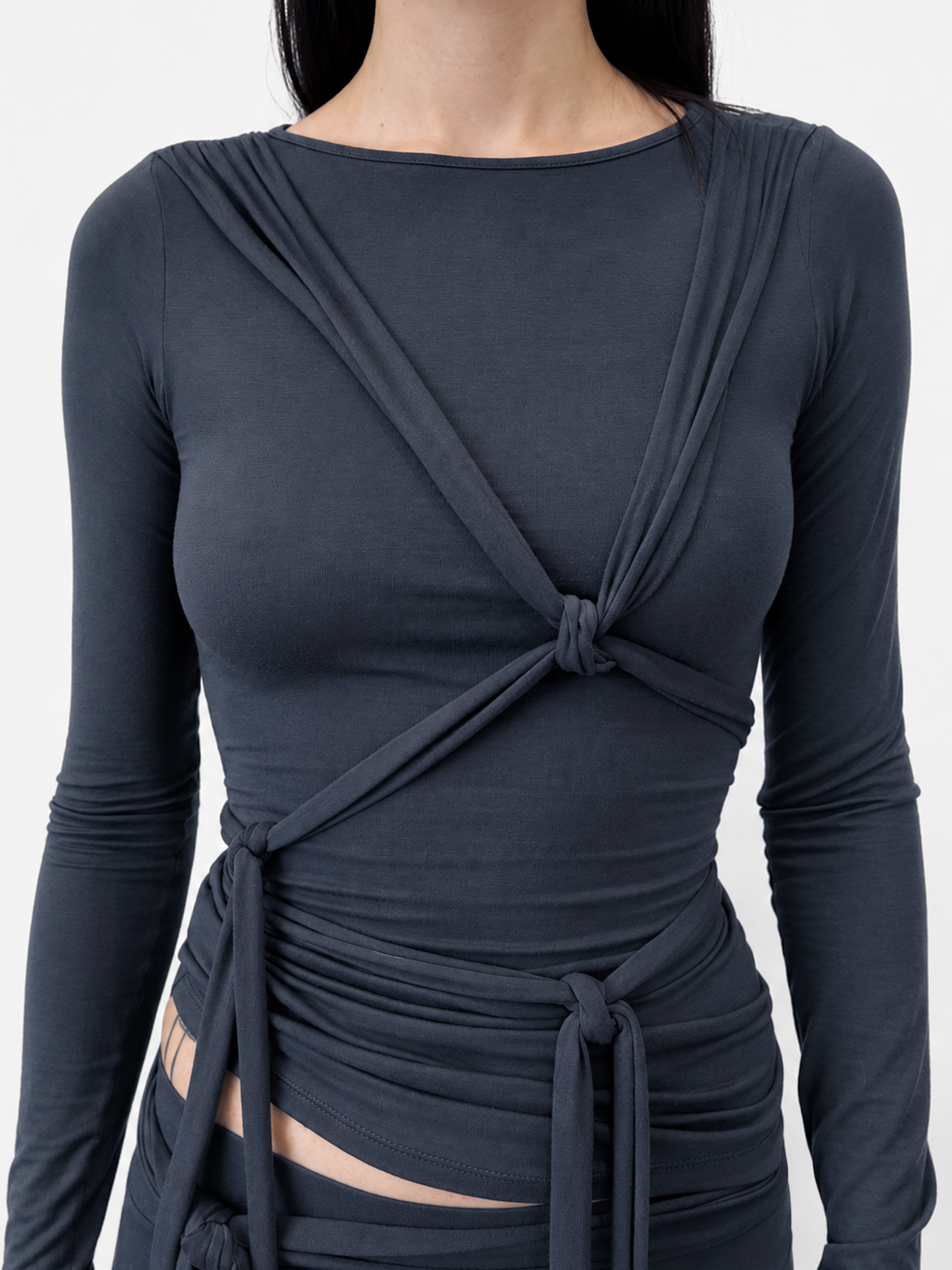 Harness Tie Top - Ink