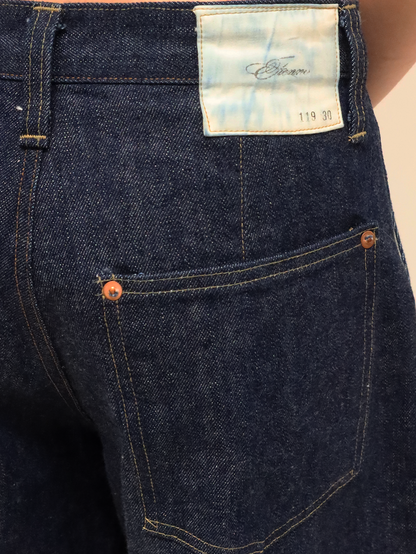 Wide Leg Pleated Jorts 13oz