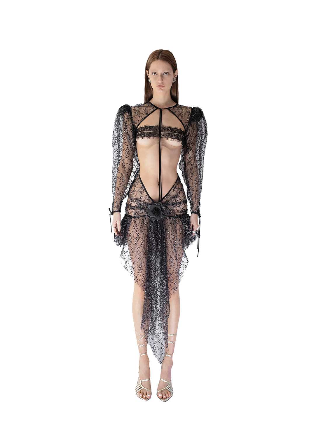 Metalic Lace Celestial Skirt