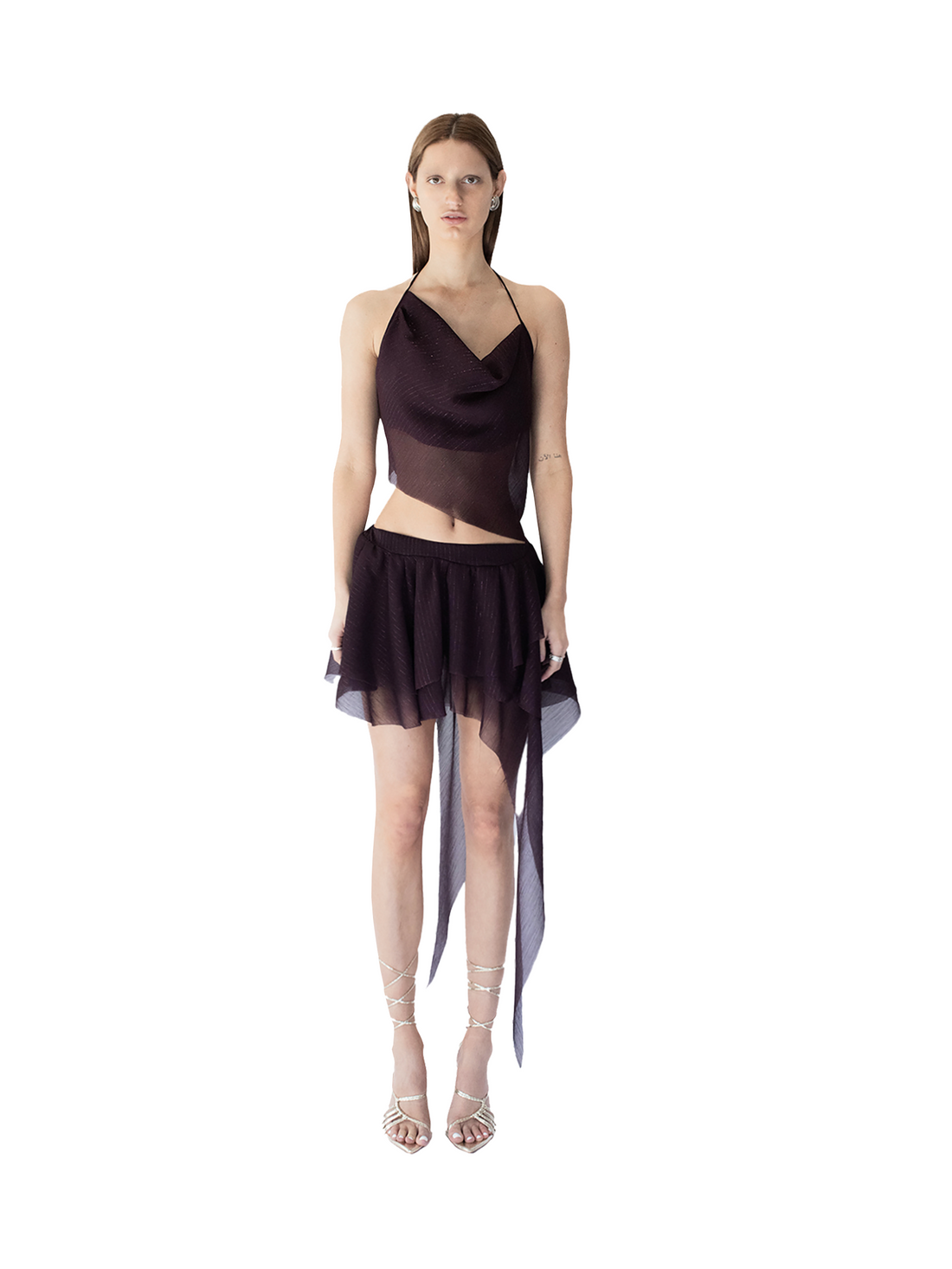 PP Chiffon Tinkerbell Mini Skirt