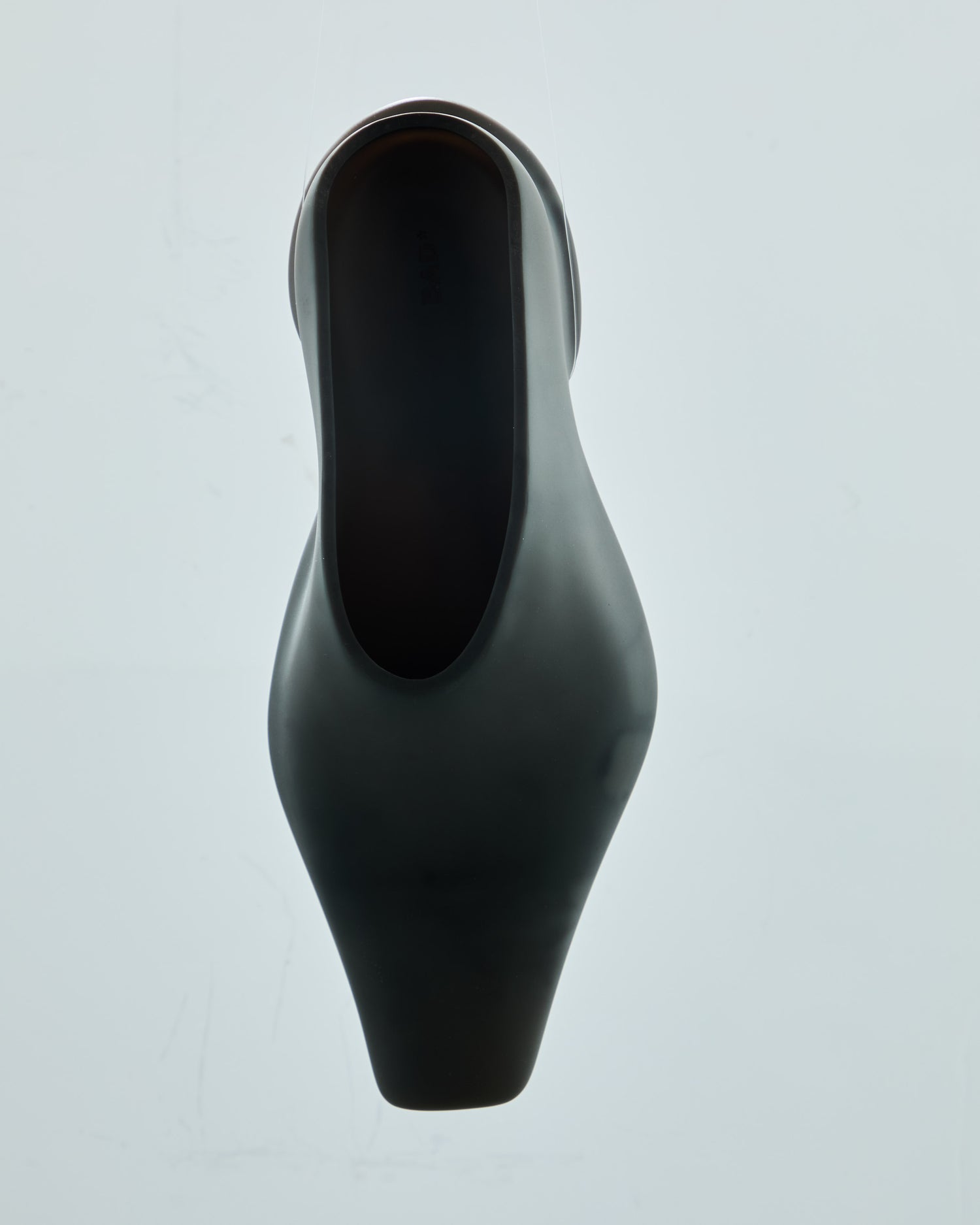 Heeled Square Toe Rubber Mules