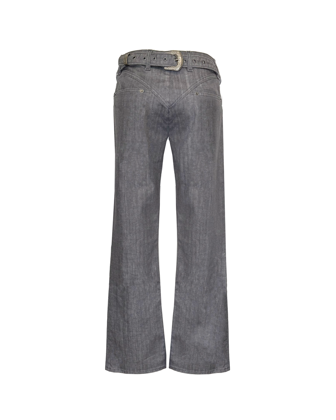 Back Buckle Boot Cut Concrete