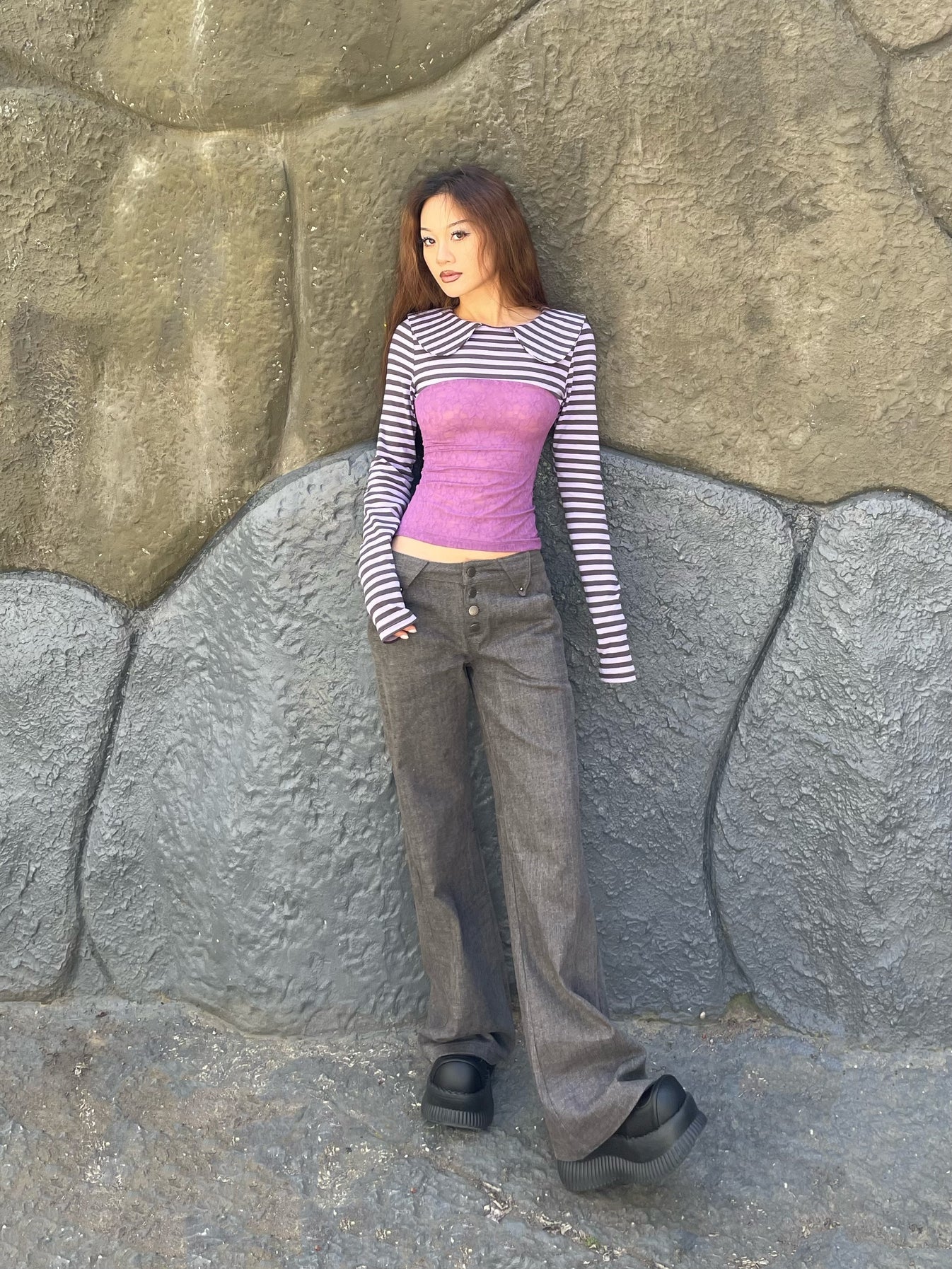 Buttoned Up Rebel Denim