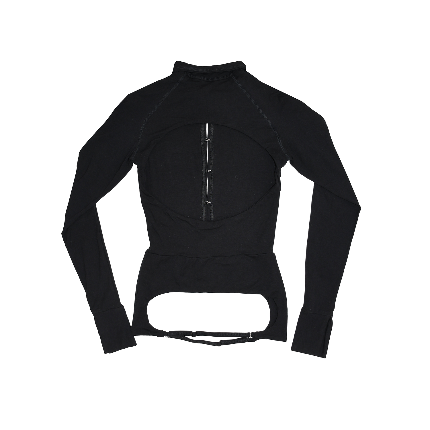 Code Backless Shirt Black