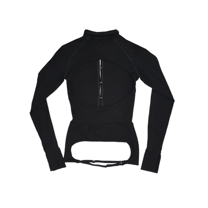 Code Backless Shirt Black