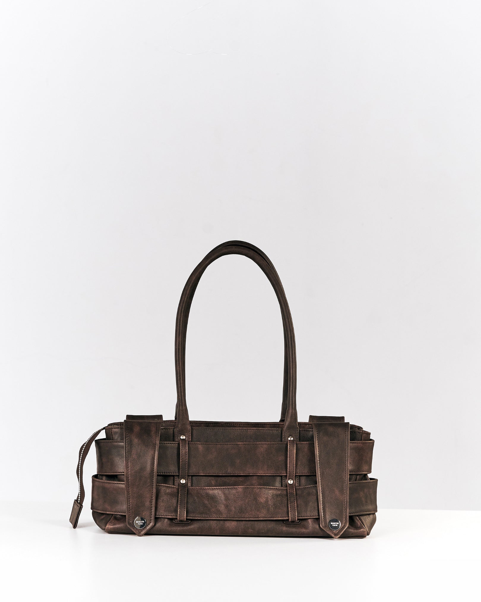 Lewis Parallelo Distressed Brown