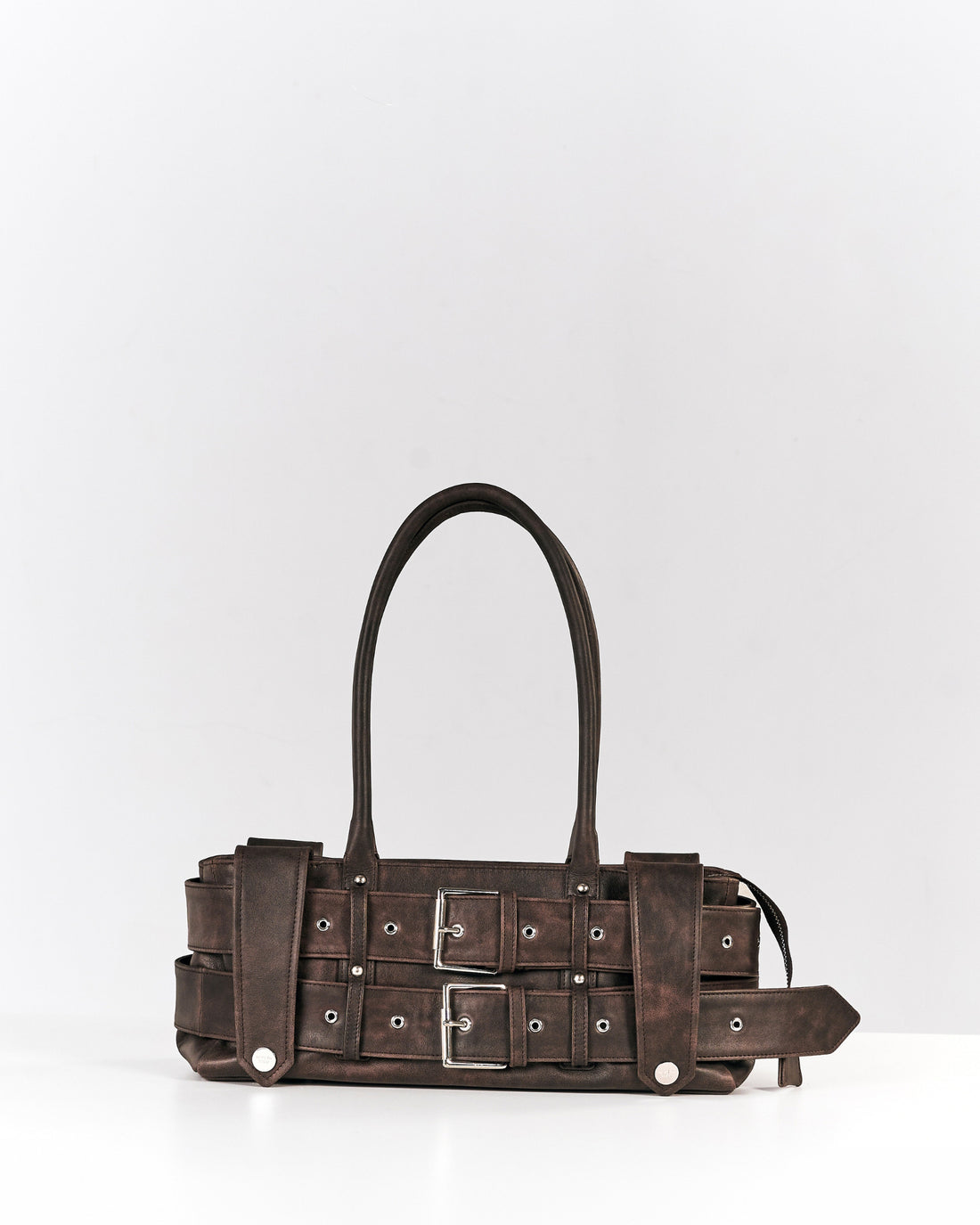 Lewis Parallelo Distressed Brown