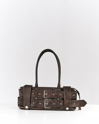 Lewis Parallelo Distressed Brown