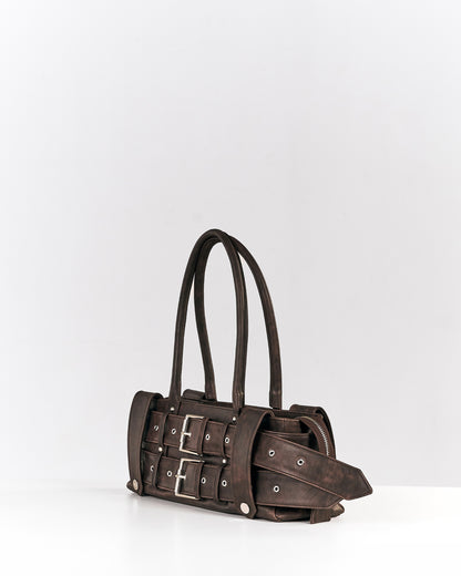 Lewis Parallelo Distressed Brown