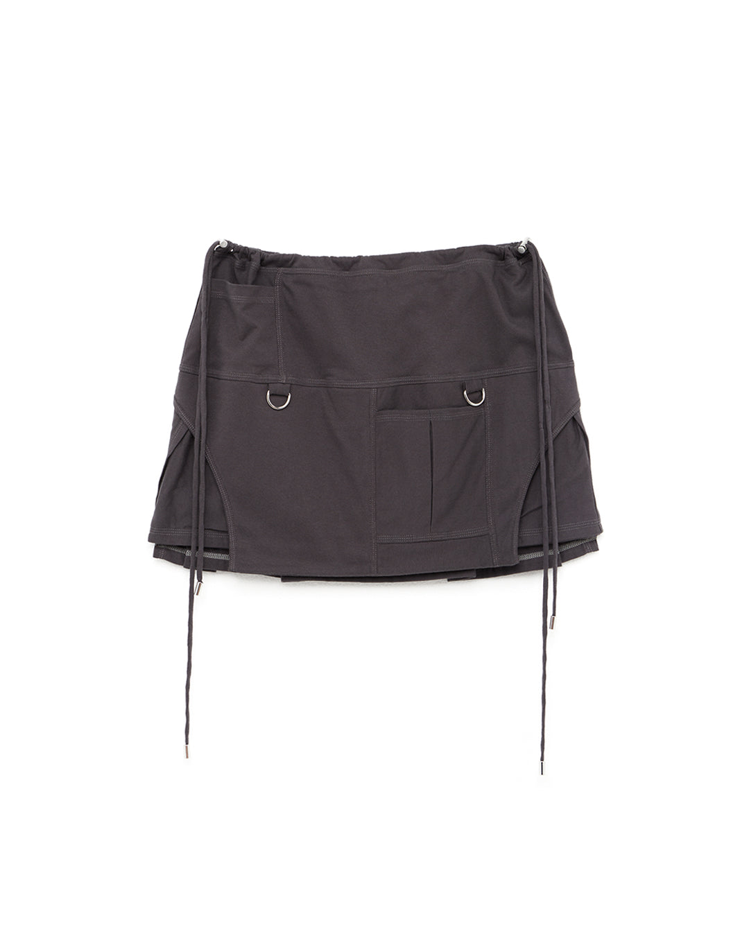 Reversible Byte Cargo Skirt Charcoal