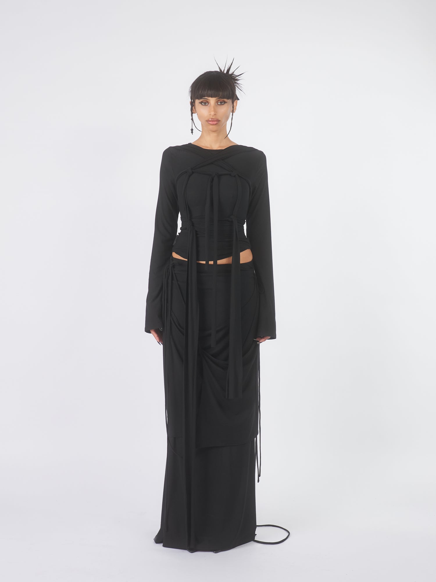 Shadow Double Layer Skirt
