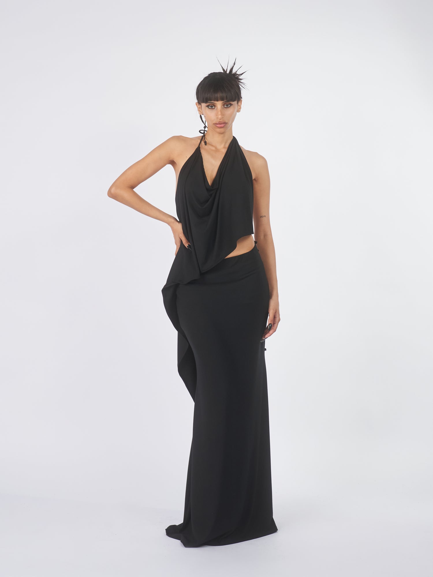 Shadow Double Layer Skirt