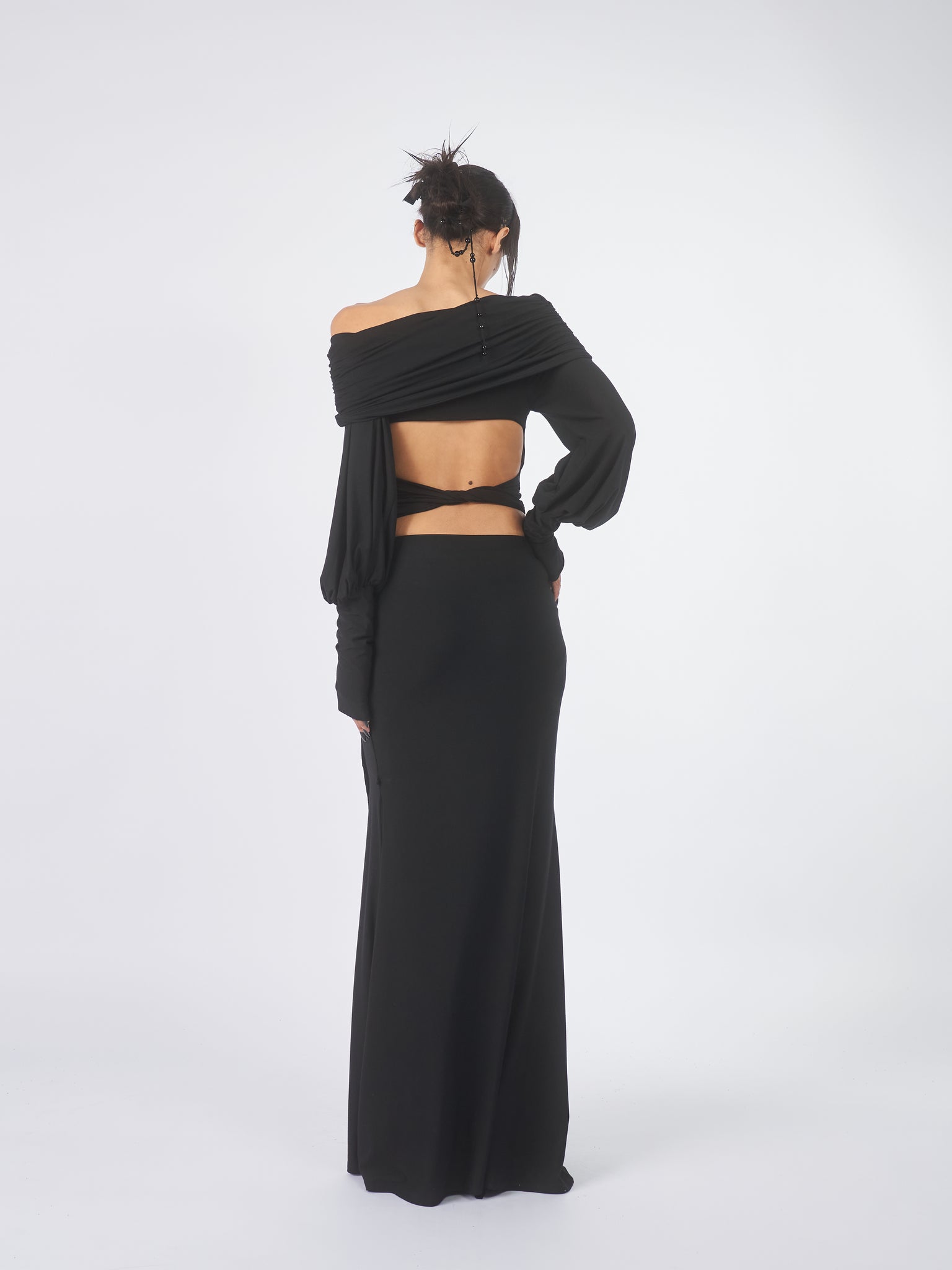 Eclipse Open Back Tie Top