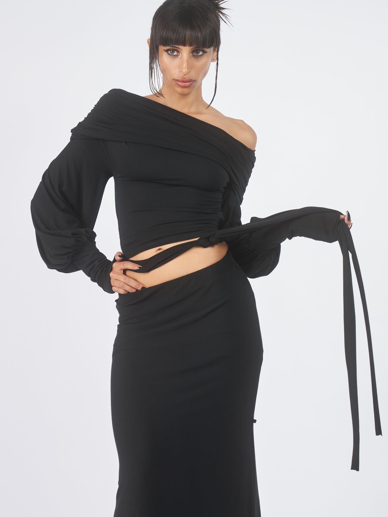 Eclipse Open Back Tie Top