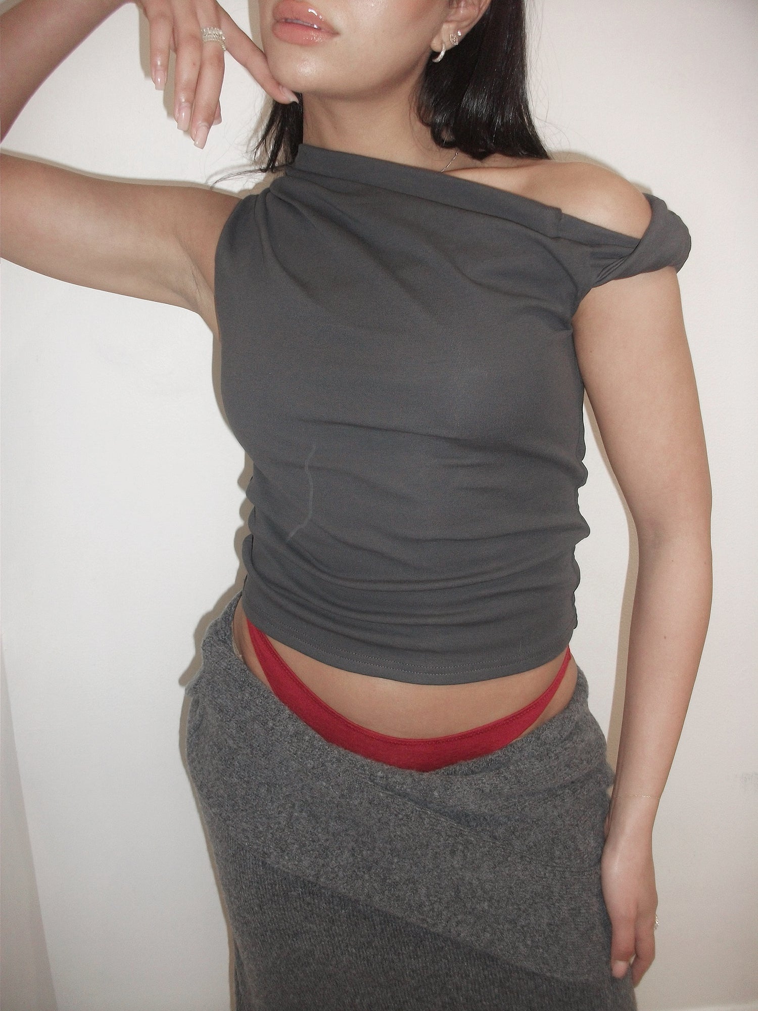Artist Draped top [3 Color]