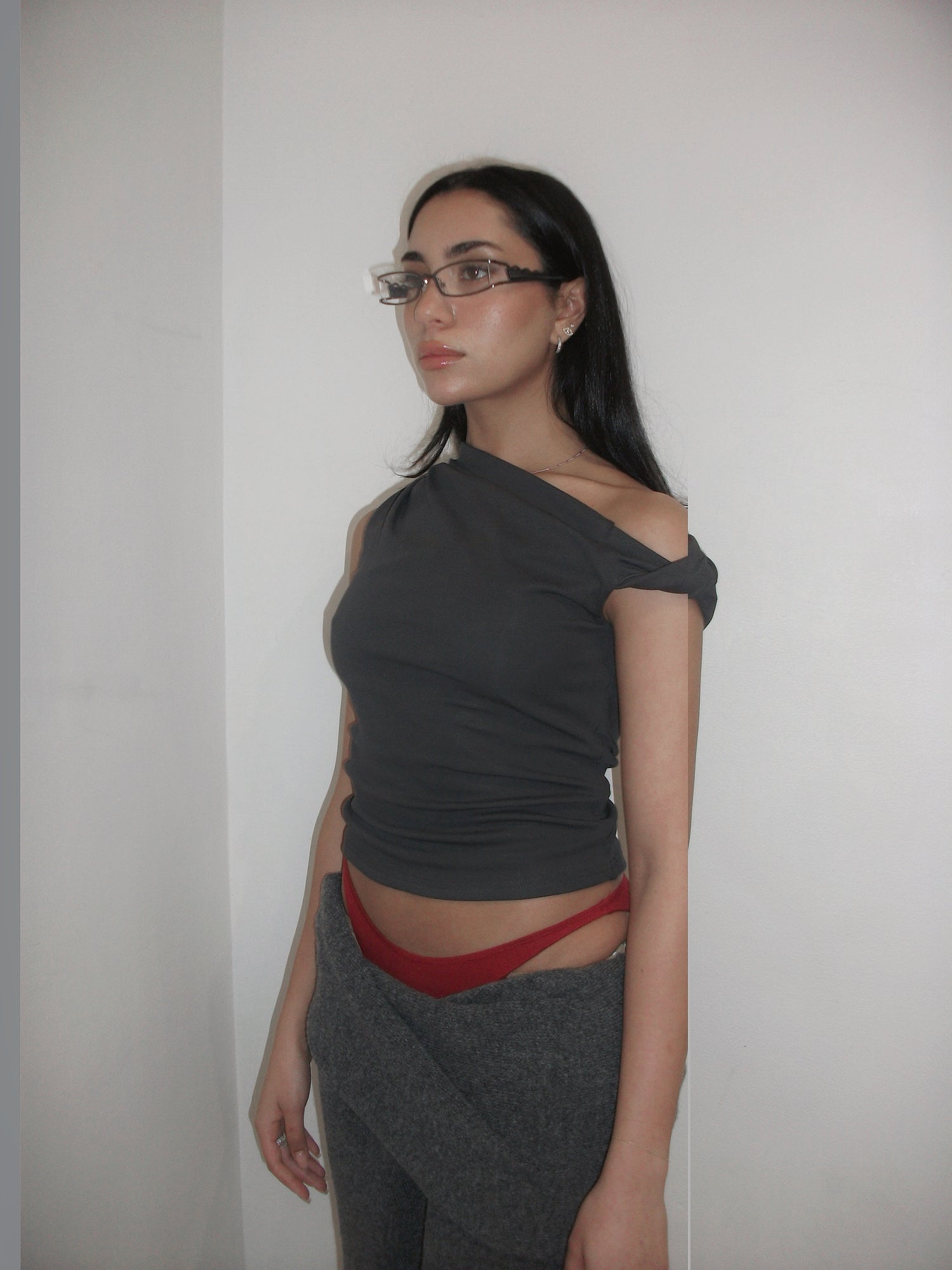 Artist Draped top [3 Color]