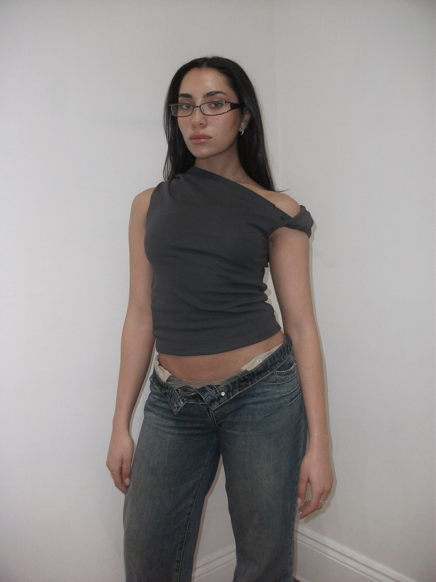 Artist Draped top [3 Color]
