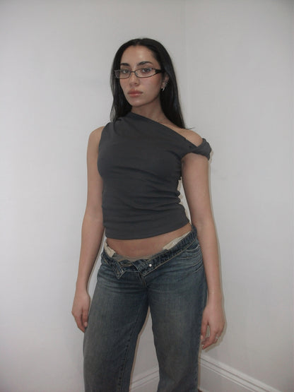 Artist Draped top [3 Color]