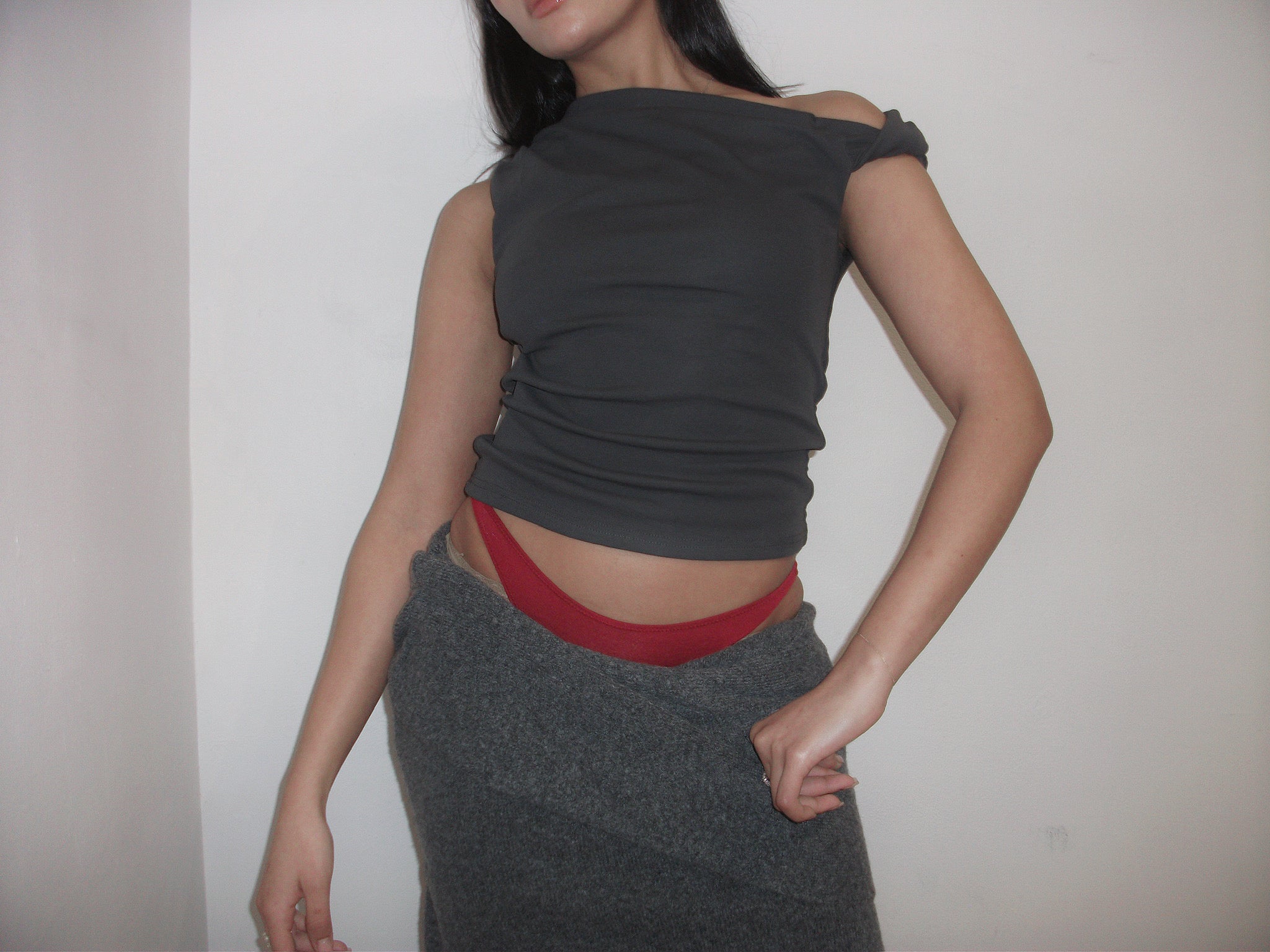 Artist Draped top [3 Color]