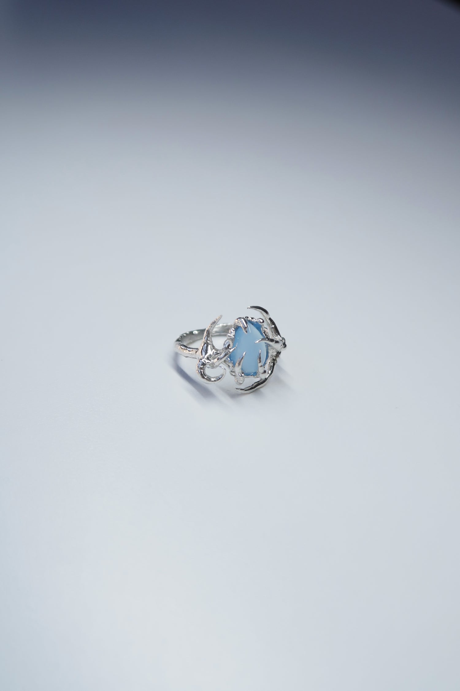 Interstice Chalcedony Ring