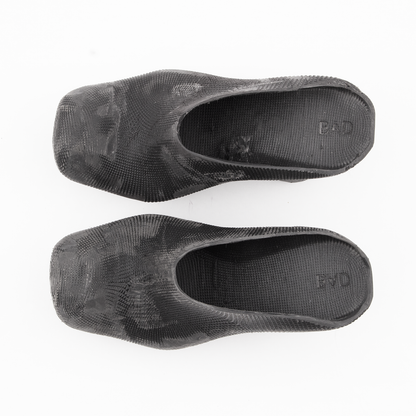 Sanded Platform Mules