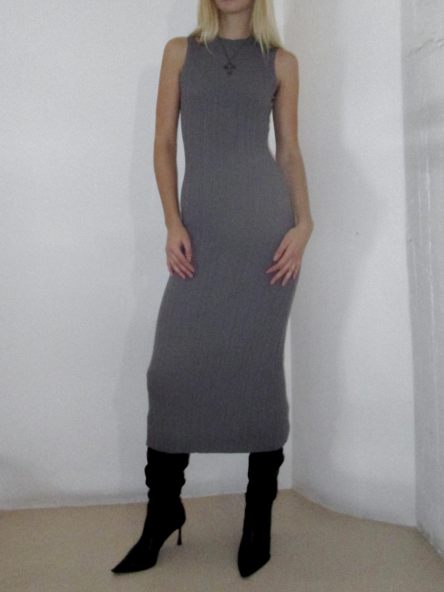 Olsen Maxi Dress - Grey