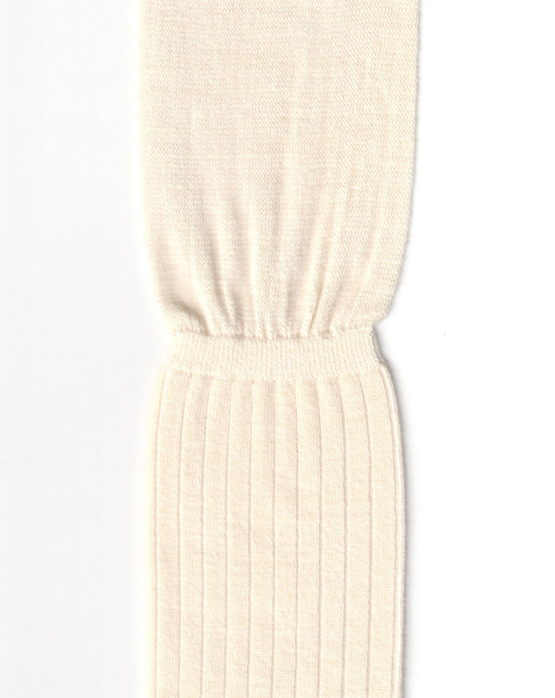 Knee-high Layered Socks Cream Ivory