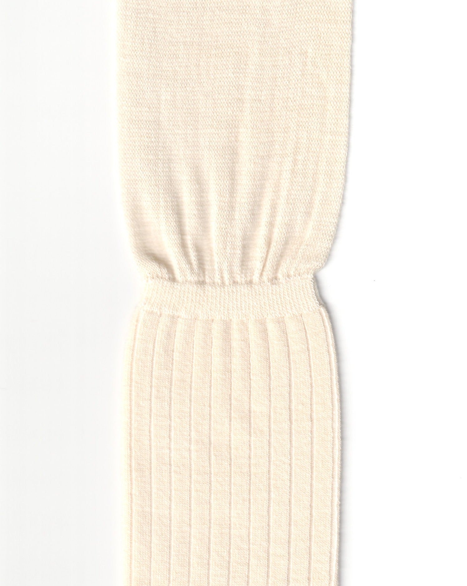 Knee-high Layered Socks Cream Ivory