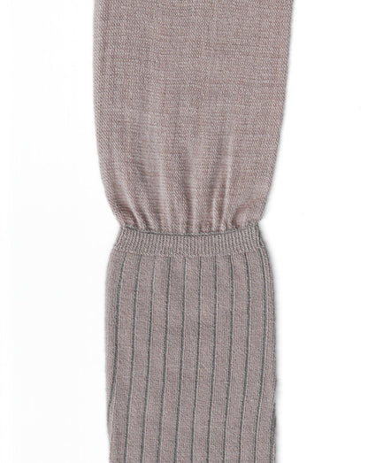 Knee-high Layered Socks Charcoal Grey