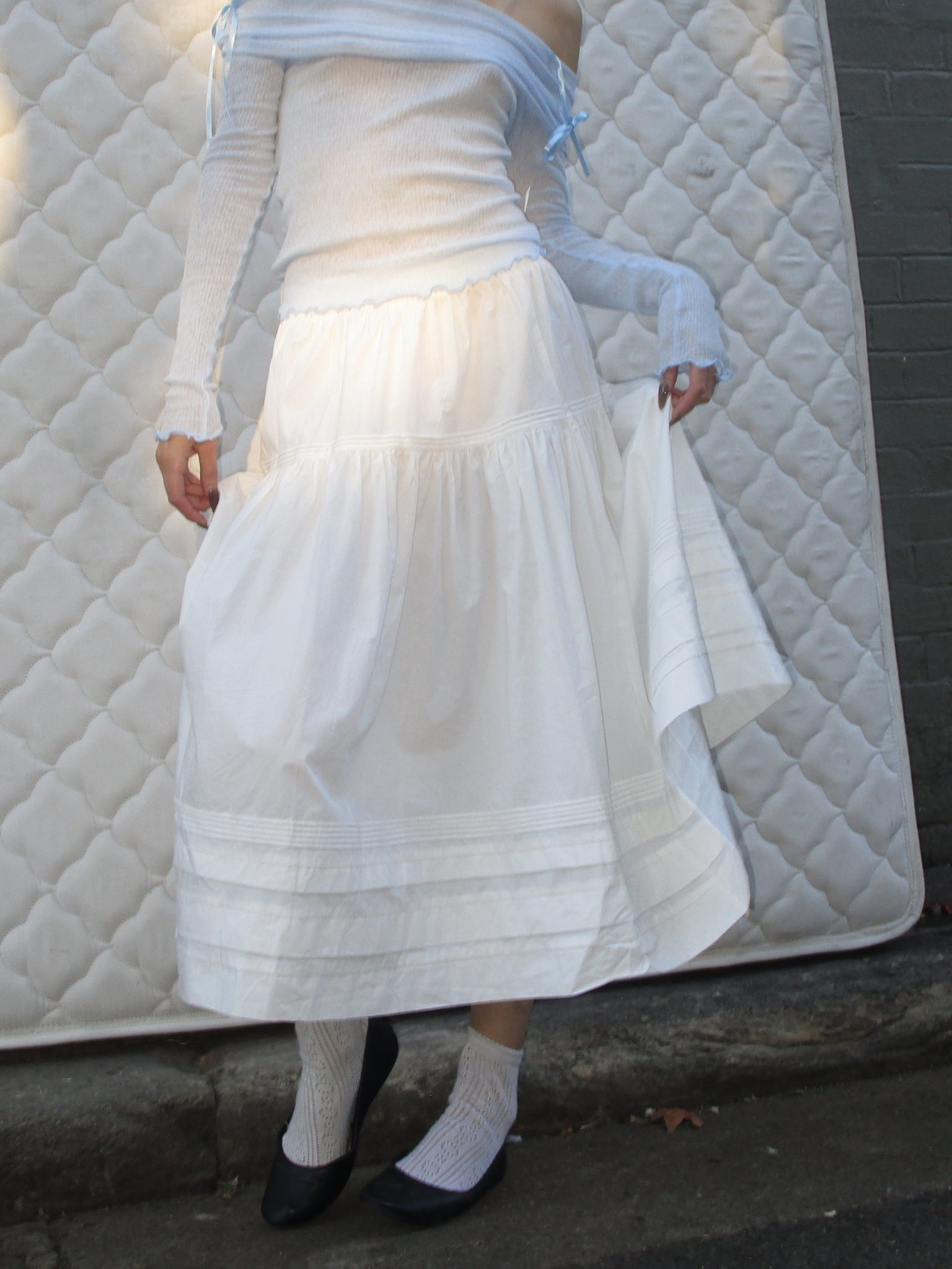 Wonderland pure white Skirt