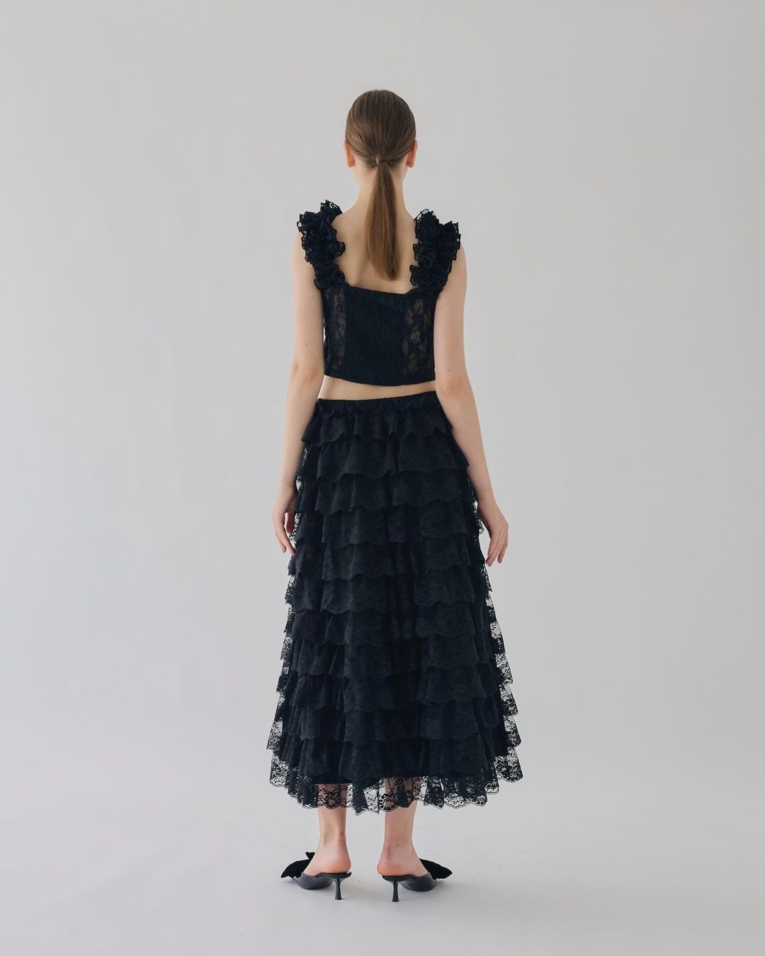 Girly Lace Frill Bustier[2colours]