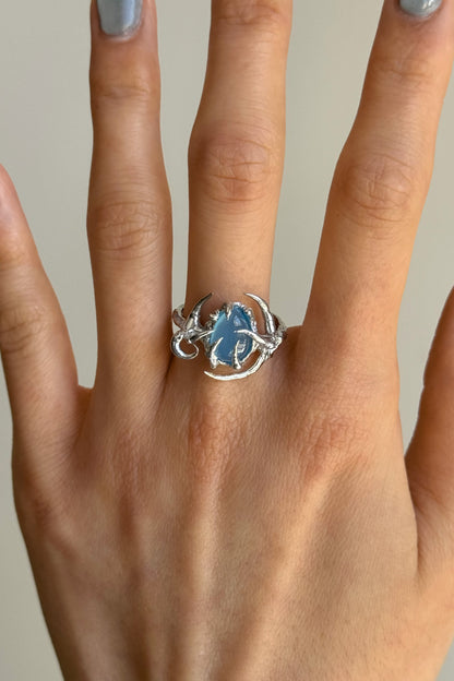 Interstice Chalcedony Ring