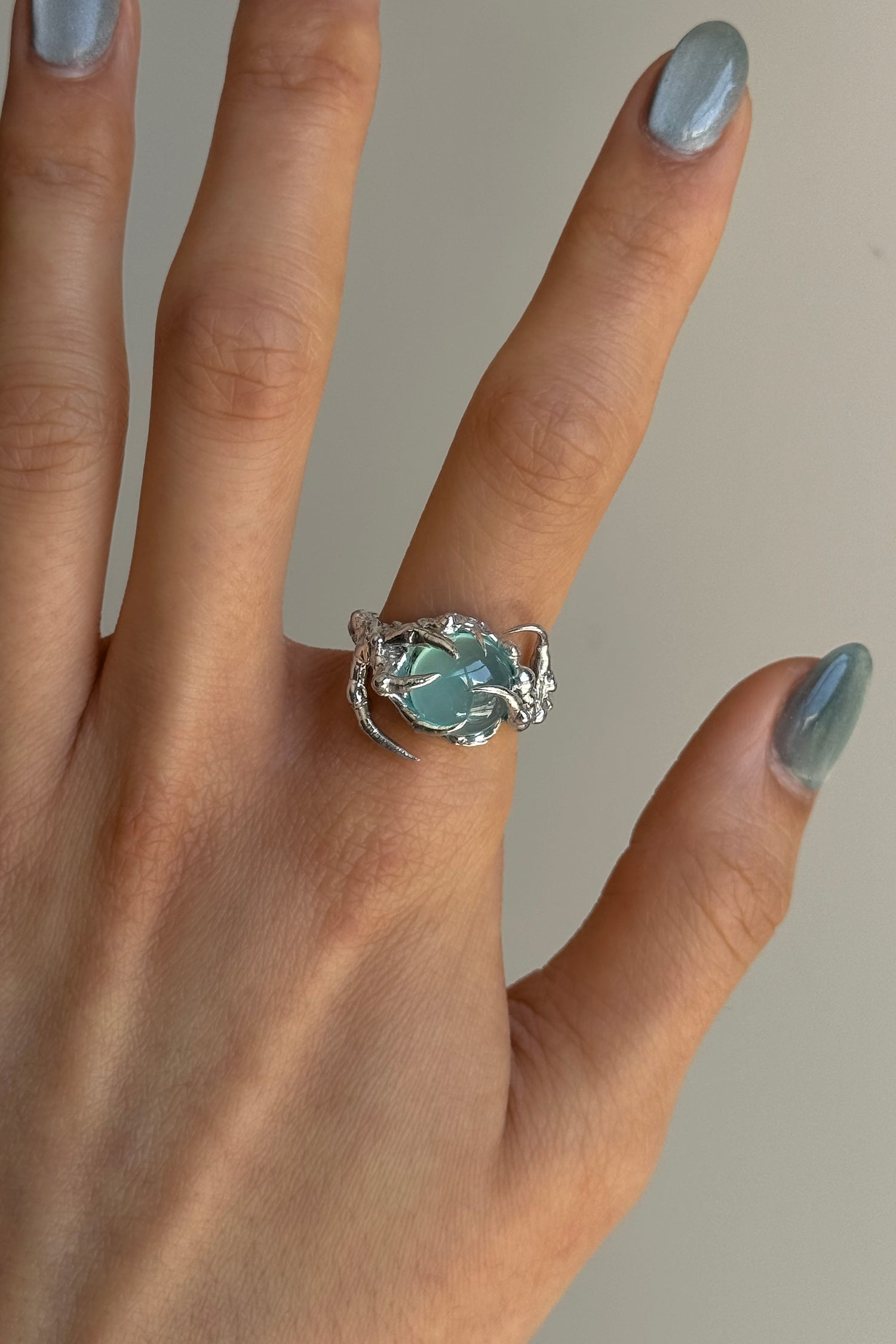 Sanctus Chalcedony Ring