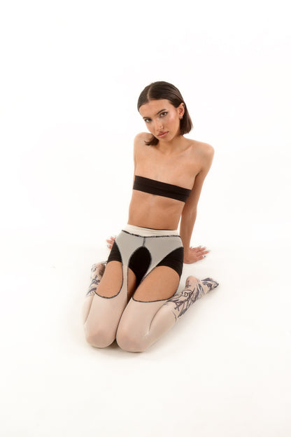 Tattoo Garter Tights
