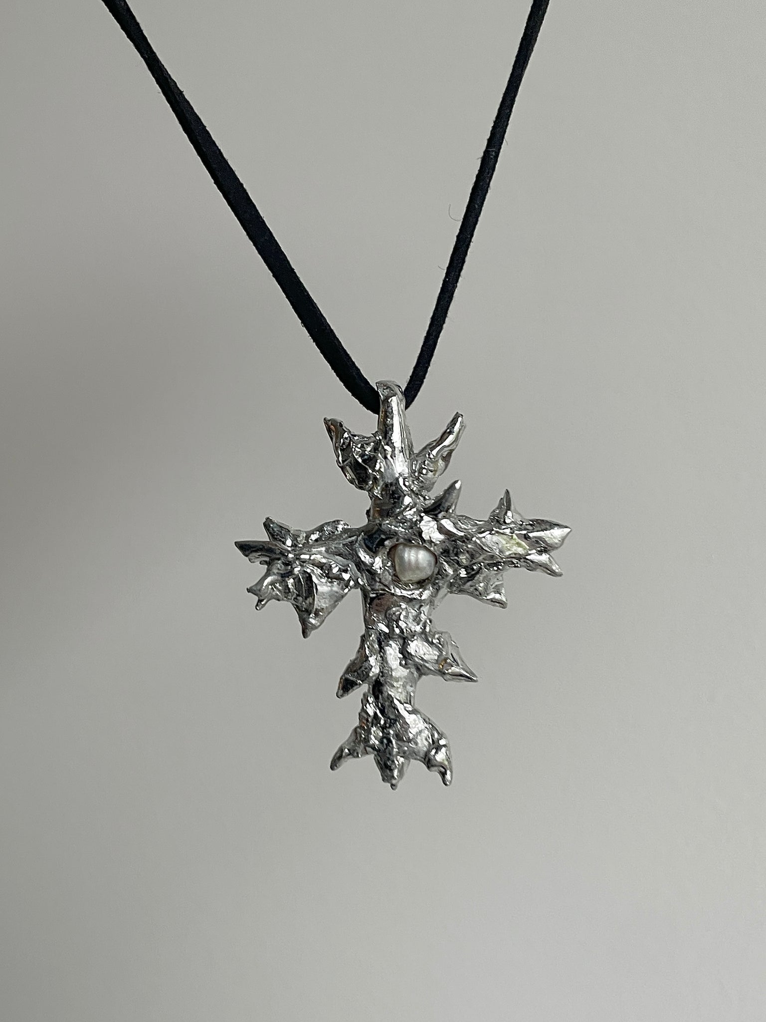 Crown Tau Necklace