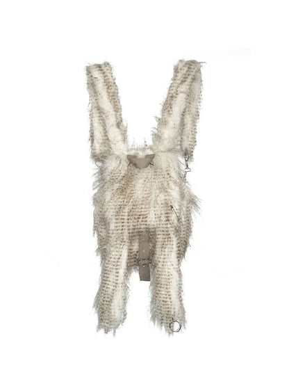 Bunny Ear Plush Backpack