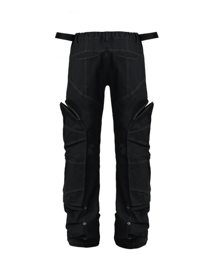Arc Line Wing Pockets Pants