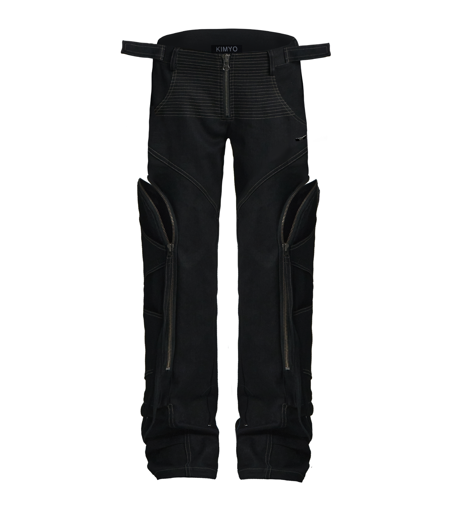 Arc Line Wing Pockets Pants
