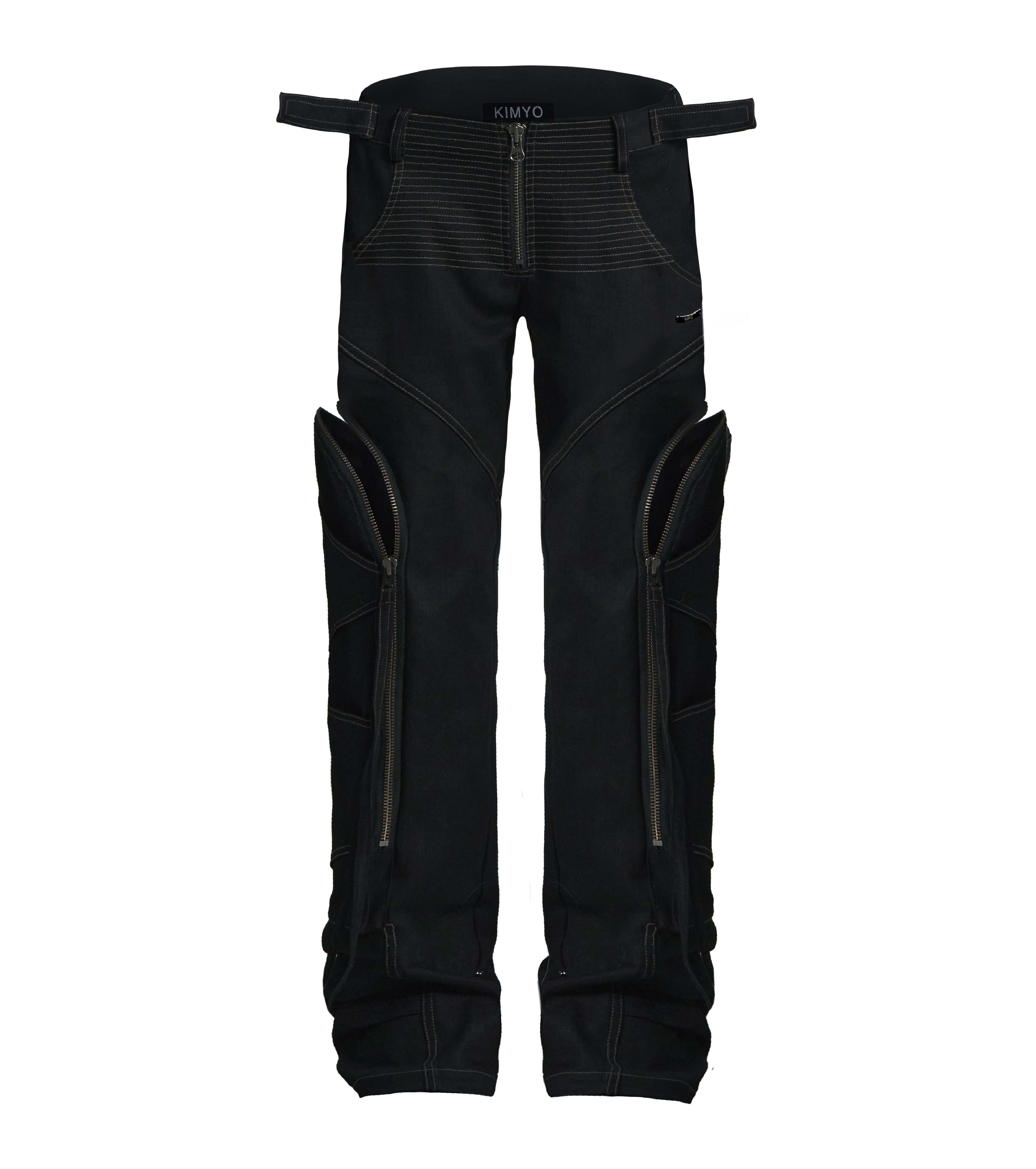 Arc Line Wing Pockets Pants