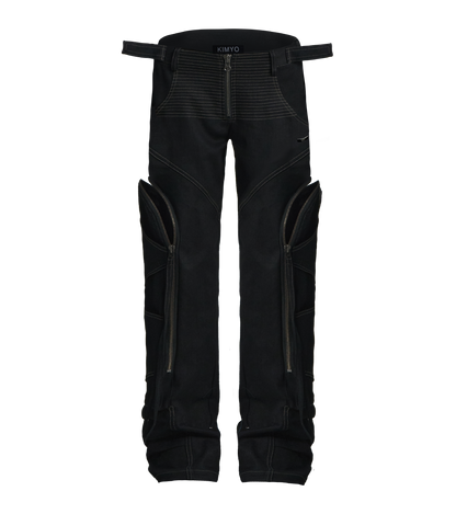 Arc Line Wing Pockets Pants