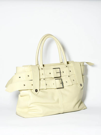 Lewis Leather Journal in Custard