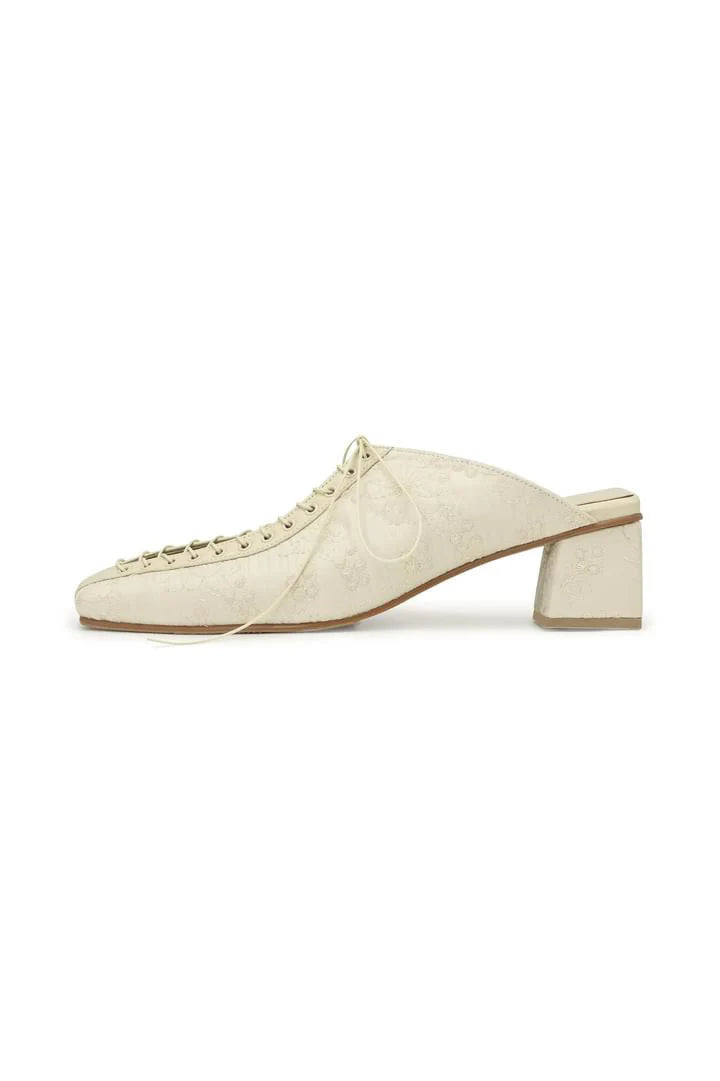 Lace Mule Cream