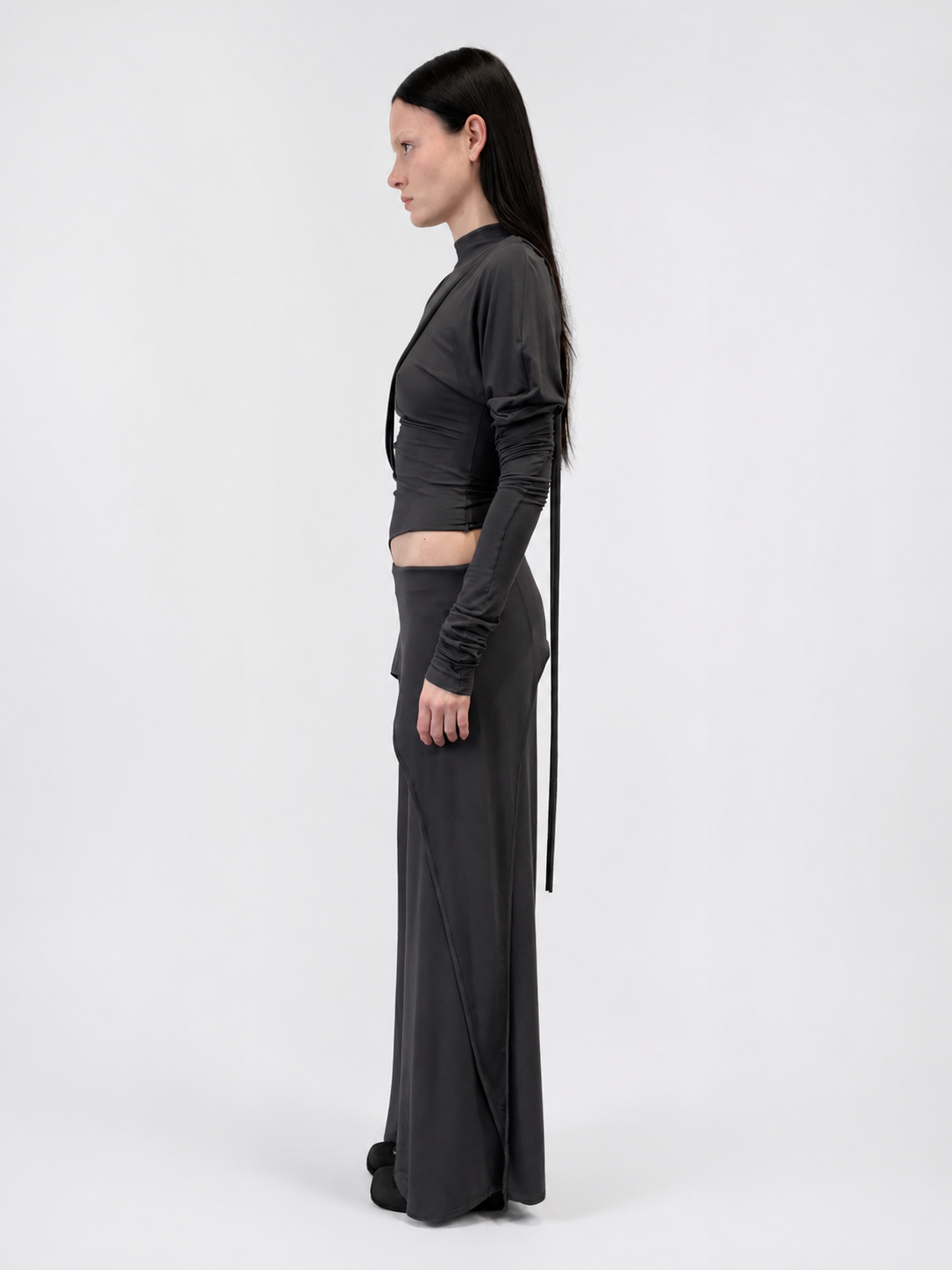 Knight Draped Long sleeve Top