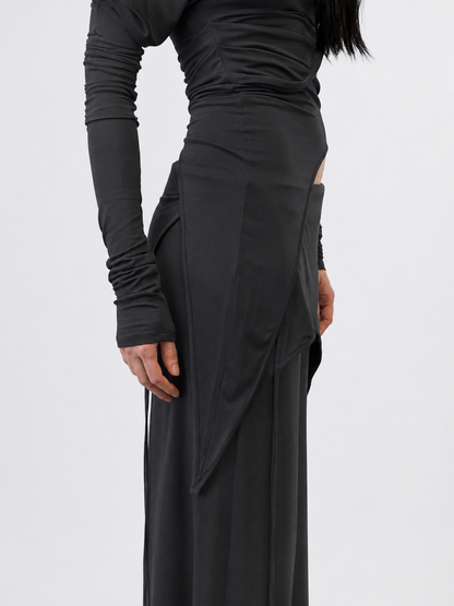 Knight Draped Long sleeve Top