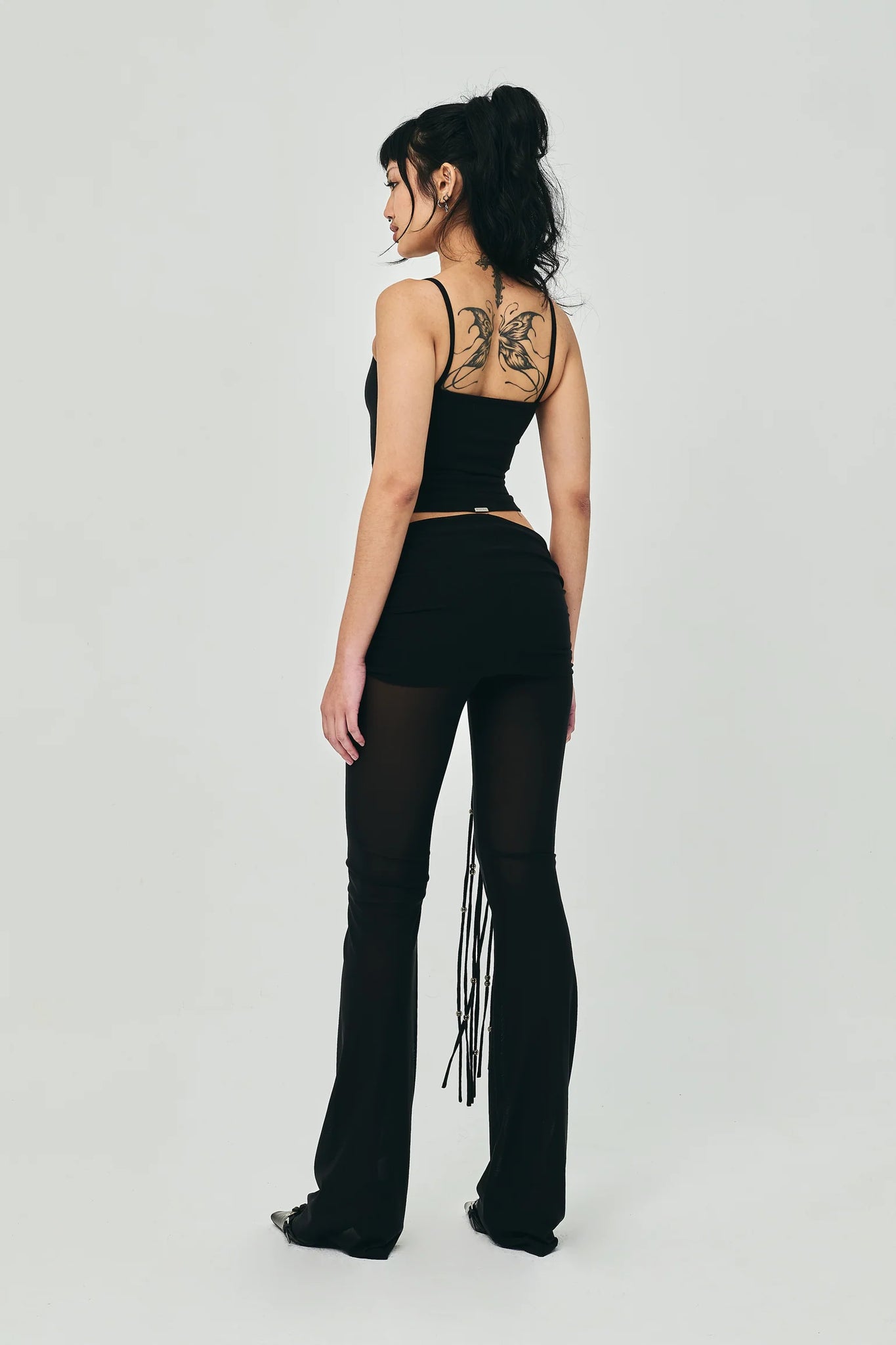 Mesh Whip Pants