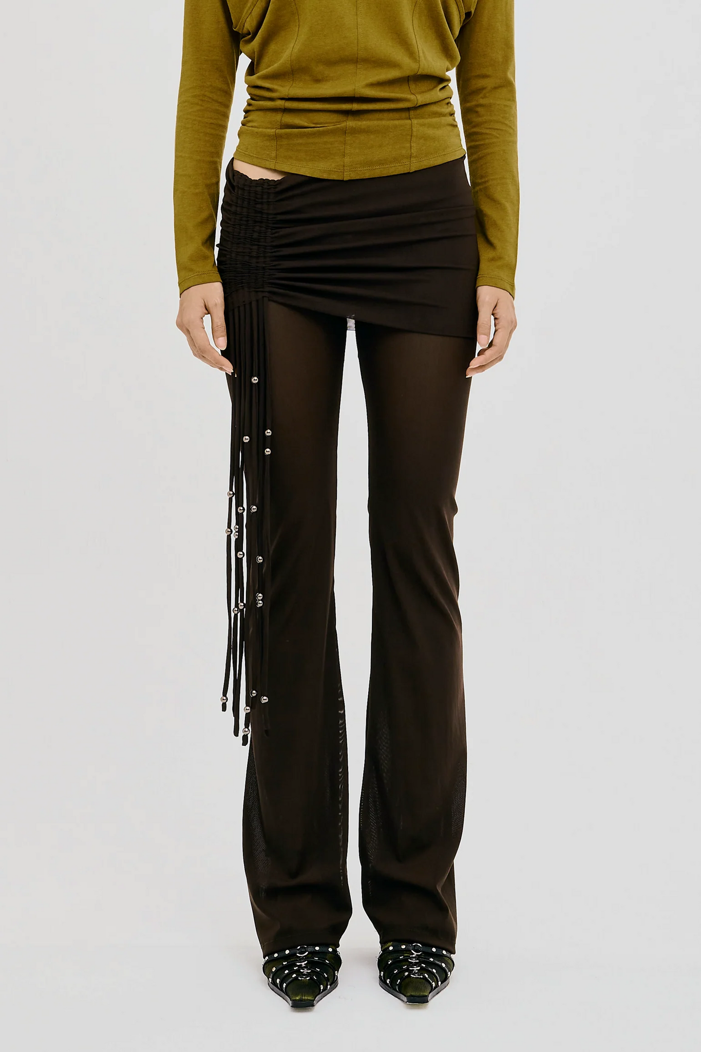 Mesh Whip Pants