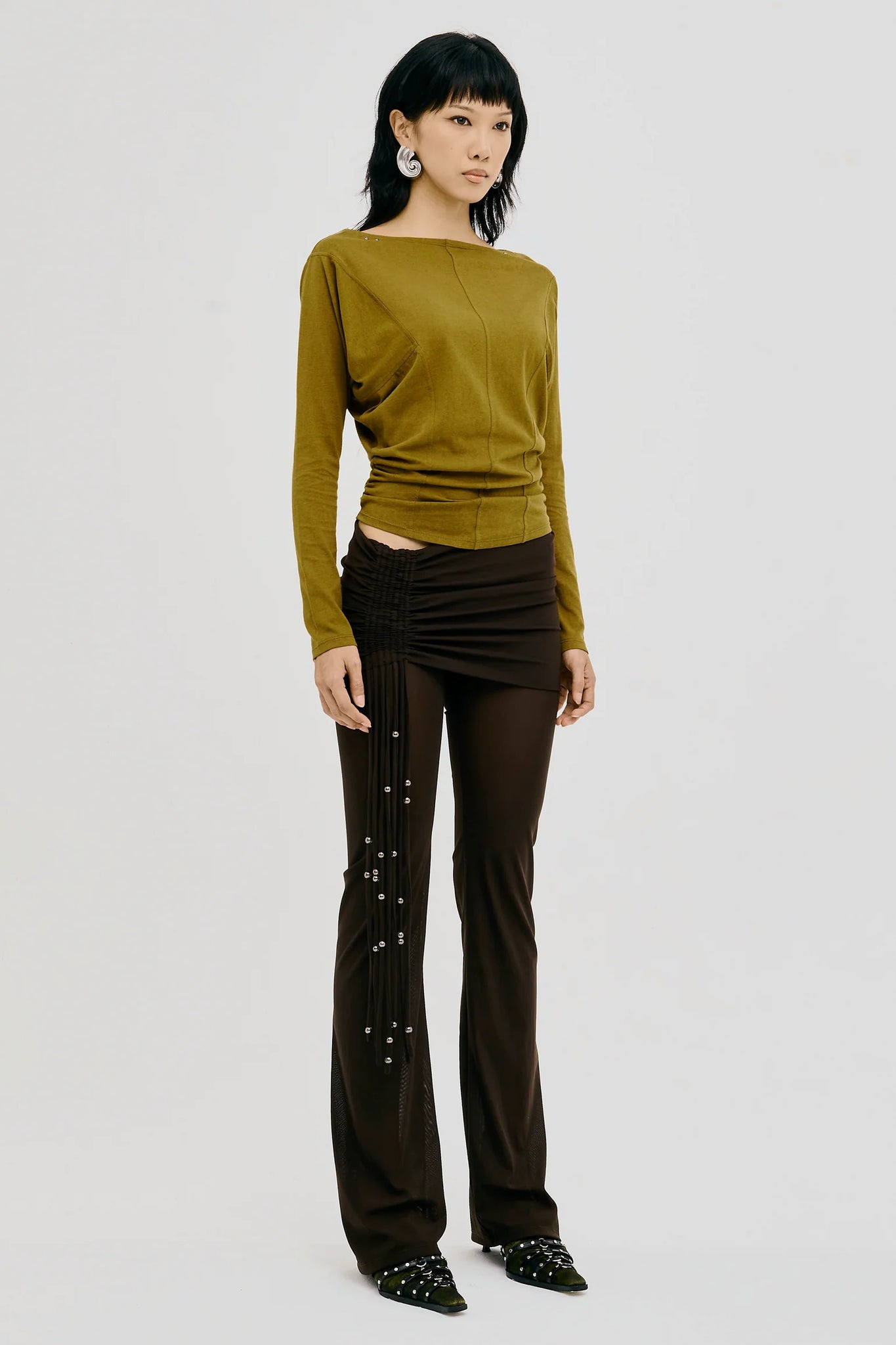 Mesh Whip Pants