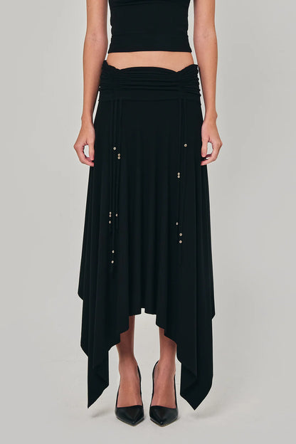 Reverent Maxi Skirt - Black
