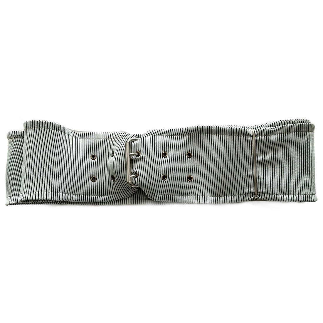 Jade Two-Tone Rib Seaweed Belt